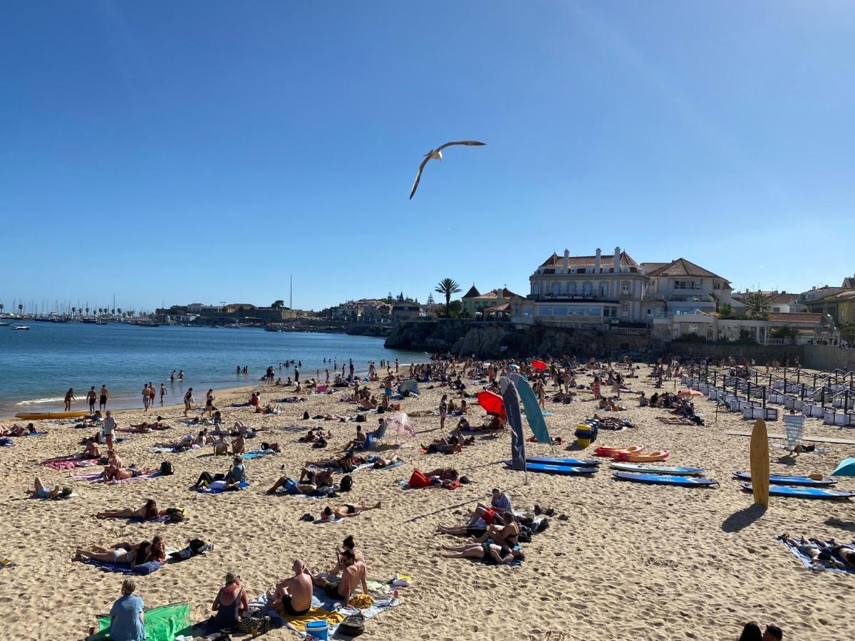 Апартаменты Lujoso Ap Con Piscina Frente Al Mar Кашкайш Экстерьер фото